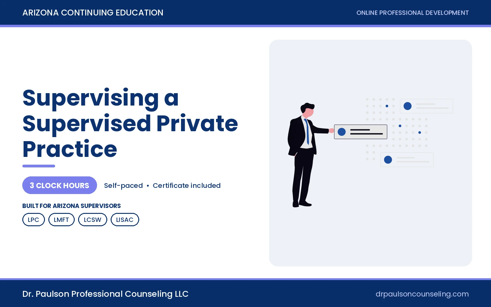 Supervising a Supervised Private Practice in Arizona course cover