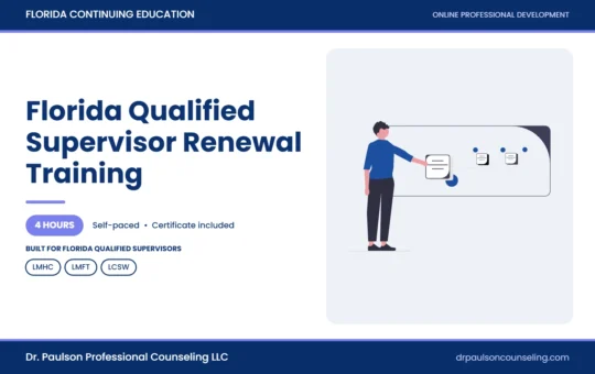 Florida Qualified Supervisor Renewal Training course cover