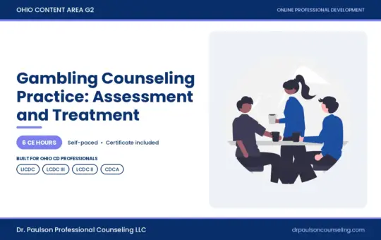 G2 Gambling Counseling Practice course cover